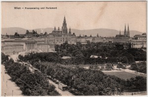 MUO-037805: Beč - Parlament: razglednica
