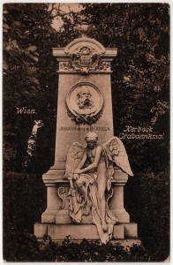 MUO-037834: Beč - Nadgrobni spomenik J. Herbecka: razglednica