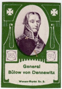 MUO-026176/09: General Bülow von Dennewitz: poštanska marka