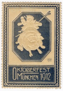 MUO-026087/01: Oktoberfest München 1912: poštanska marka