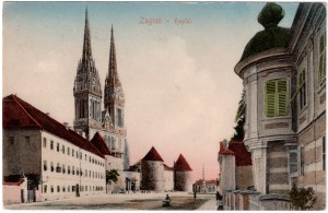 MUO-032140: Zagreb - Katedrala s Kaptolom: razglednica