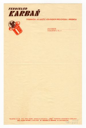 MUO-008309/51: Ferdinand Karbaš: listovni papir