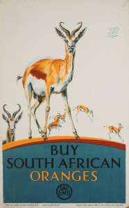 MUO-021530: E.M.B. BUY SOUTH AFRICAN ORANGES: plakat