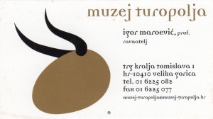 MUO-034873/08: Muzej Turopolja: posjetnica