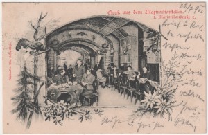MUO-033986: Beč - Pozdrav iz Maximiliankellera: razglednica