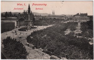 MUO-032309: Beč - Parlament: razglednica