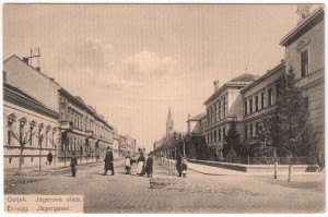 MUO-008745/1487: Osijek - Lovačka ulica: razglednica