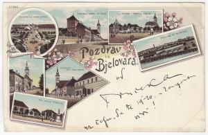 MUO-044751: Bjelovar - sedam sličica: razglednica