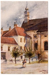 MUO-026997/01: Iz Starog Zagreba - Jezuitski trg: razglednica