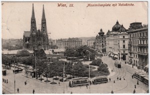 MUO-032307: Beč - Maximilianplatz: razglednica