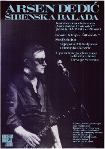 MUO-052392: Arsen Dedić Šibenska balada: plakat