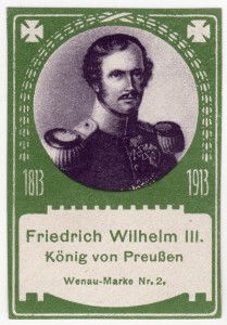 MUO-026176/13: Friedrich Wilhelm III.König von Preussen: poštanska marka