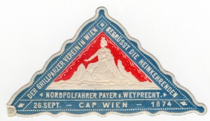 MUO-026098/22: Nordpolfahrer Payer v. Weyprecht CAP WIEN: poštanska marka