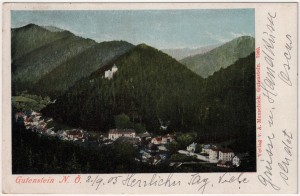 MUO-036112: Austrija - Gutenstein; Panorama: razglednica
