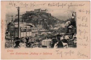 MUO-034588: Salzburg - Električna uspinjača: razglednica