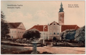 MUO-033271: Varaždinske Toplice - Grad s crkvom: razglednica