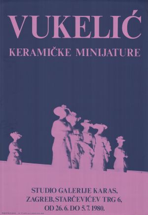 MUO-052166: Vukelić - kermaičke minijature: plakat