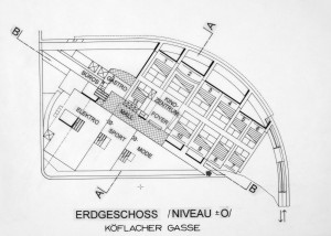 MUO-057509: Glavni kolodvor - Kino i trgovački centar, Eggenbergerstrasse, Graz: arhitektonska studija