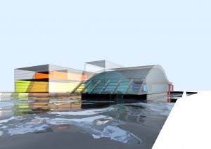 MUO-057582/02: Zatvoreni bazen, fitness i welness centar, Horn, Donja Austrija: arhitektonska studija