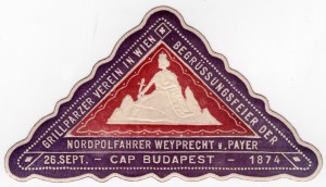MUO-026098/12: Nordpolfahrer Payer v. Weyprecht CAP BUDAPEST: poštanska marka