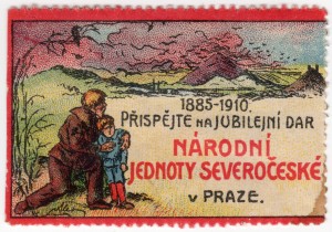 MUO-026215: Narodni jednoty Severočeske: poštanska marka