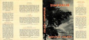 MUO-008037/04: Miroslav Krleža: Simfonije: ovitak za knjigu