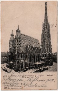 MUO-037788: Beč- Katedrala: razglednica