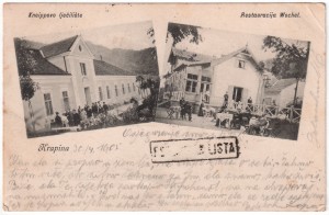 MUO-038463: Krapina - Kupališna restauracija i restauracija Wochel: razglednica