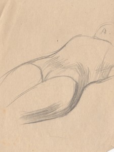 MUO-056519: Žena koja leži: crtež