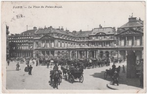 MUO-008745/1443: Paris - Trg ispred Palais Royal: razglednica
