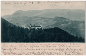 MUO-034819: Austrija - Semmering; Dvorac Wartenstein: razglednica