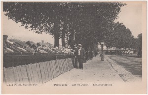 MUO-016118/A/15: Paris  - Bukinisti na lijevoj obali: razglednica