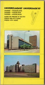 MUO-018219: Univerzijada '87 Zagreb Jugoslavija Press i RTV vodič: brošura