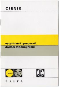 MUO-053280/01: Pliva Cjenik veterinarski preparati: brošura