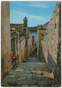 MUO-044818: Cavtat - Stara ulica: razglednica