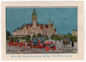 MUO-026208: 18. Deutscher Reichs - Feuerwehrlag Leipzig: poštanska marka