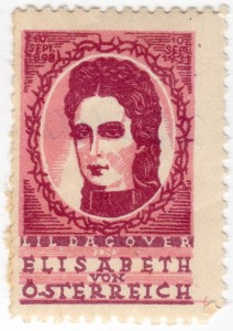 MUO-026240: Lil Dagover in Elisabeth von Österreich: poštanska marka