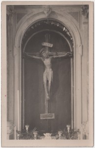MUO-055464: Sveti Križ u kapelici crkve franjevačkog samostana na otoku Badiji kod Korčule: razglednica