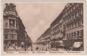 MUO-008745/863: Budimpešta - Andrassy ulica: razglednica