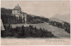 MUO-034818: Austrija - Semmering; Hotel: razglednica