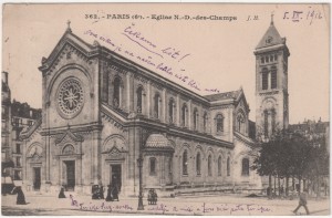 MUO-033838: Pariz - Crkva Naše Gospe od polja: razglednica