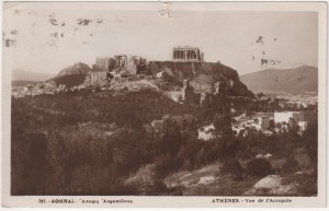 MUO-008745/425: Atena - Pogled na Akropolu: razglednica