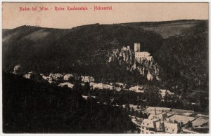 MUO-034218: Baden kod Beča - Ruševine Rauhensteina: razglednica