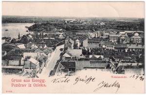 MUO-032050: Osijek - Panorama: razglednica