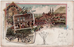 MUO-035315: Austrija - Klosterneuburg; Panoramske sličice: razglednica