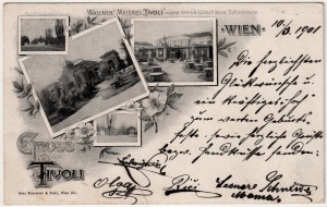 MUO-034760: Beč - Panoramske sličice Tivolija: razglednica