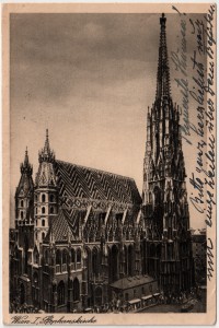 MUO-037787: Beč- Katedrala: razglednica