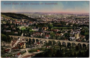 MUO-034199: Baden kod Beča - Panorama: razglednica