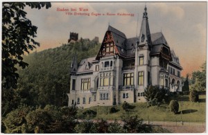 MUO-034206: Baden kod Beča - Vila nadvojvode Eugena: razglednica