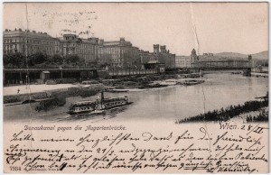 MUO-032310: Beč - Donaukanal: razglednica